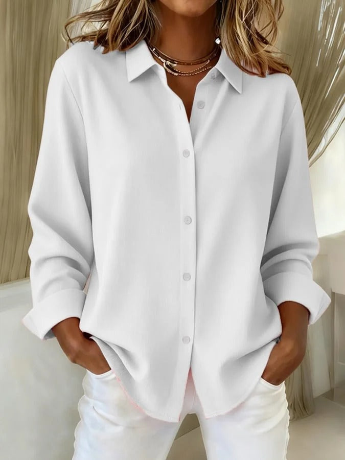 Aurelie | Elegant Button Blouse